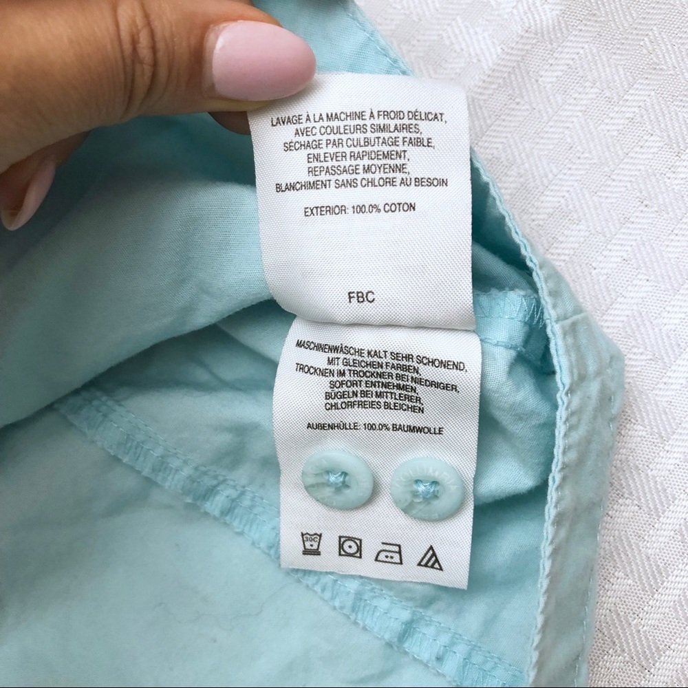 😍 Columbia Light Aqua Hiking Shirt! - Picture 6 of 7